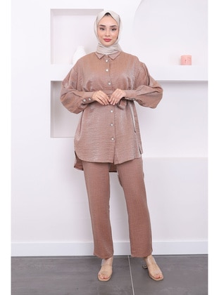 Camel - Unlined - Suit - İmaj Butik