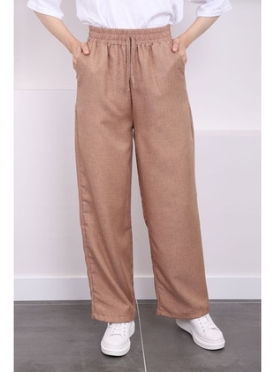 Brown - Pants - İmaj Butik