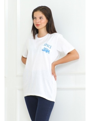 White - T-Shirt - Bestenur