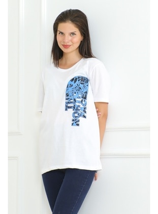 White - T-Shirt - Bestenur