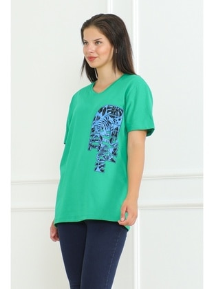 Green - T-Shirt - Bestenur