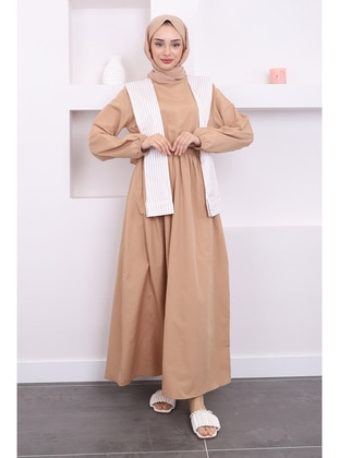 Mink - Unlined - Modest Dress - İmaj Butik