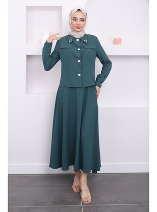 Emerald - Unlined - Suit - İmaj Butik