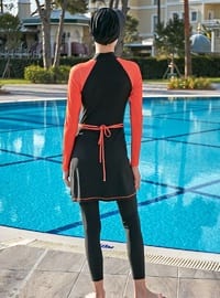 Black - Printed - Burkini