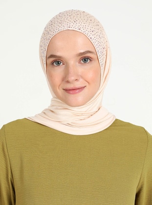 Light Beige - Instant Scarf - Ecardin