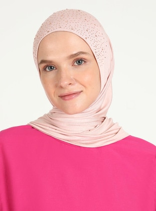 Powder Pink - Instant Scarf - Ecardin