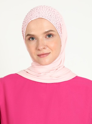 Powder Pink - Instant Scarf - Ecardin