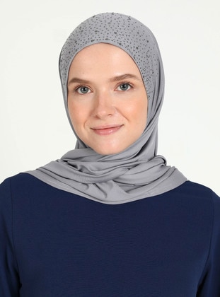 Dark Gray - Instant Scarf - Ecardin