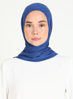 Denim Blue - Instant Scarf - Ecardin