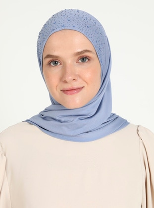 Denim Blue - Instant Scarf - Ecardin