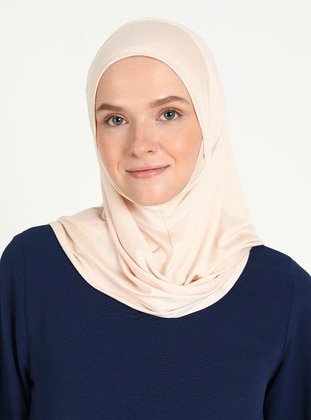 Light Beige - Instant Scarf - Ecardin