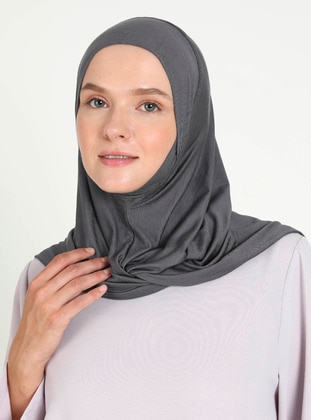 Dark Gray - Instant Scarf - Ecardin