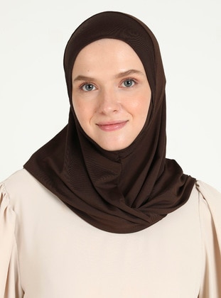 Light Coffe Brown - Instant Scarf - Ecardin