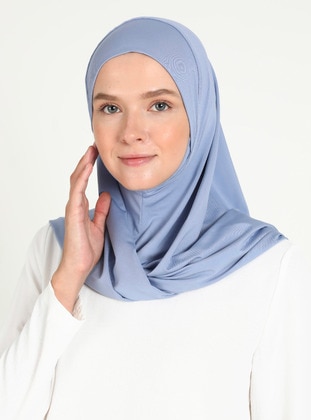 Denim Blue - Instant Scarf - Ecardin