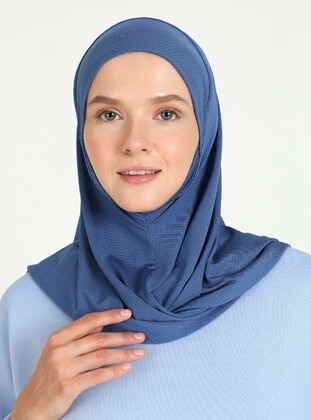 Denim Blue - Instant Scarf - Ecardin