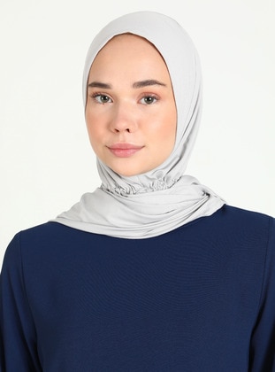 Light Gray - Instant Scarf - Ecardin