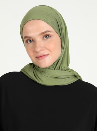 Green - Instant Scarf - Ecardin