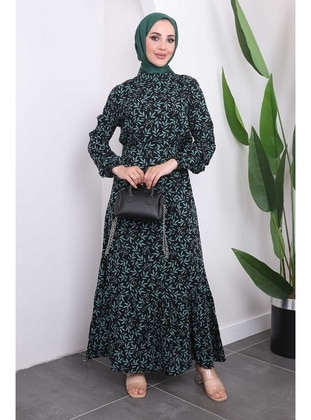 Emerald - Unlined - Modest Dress - İmaj Butik