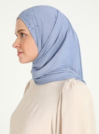 Denim Blue - Instant Scarf