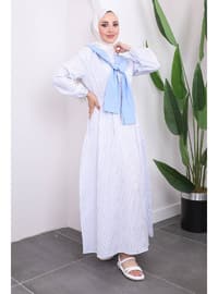 Baby Blue - Unlined - Modest Dress