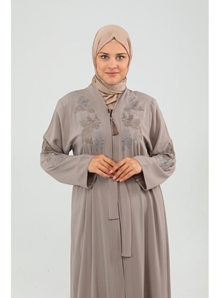 Powder Pink - Abaya - Jamila