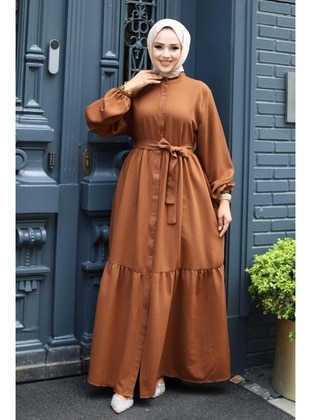 Brown - Abaya - Misskayle