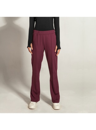 Burgundy - Tracksuit Bottom - FD SPORTS