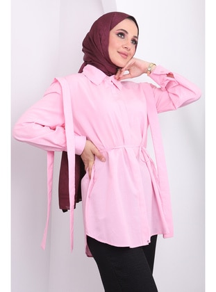 Pink - Blouses - İmaj Butik