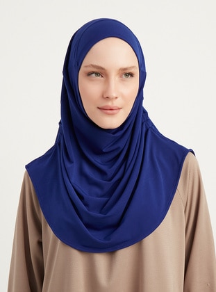 Saxe Blue - Simple - Instant Scarf - ŞALESS