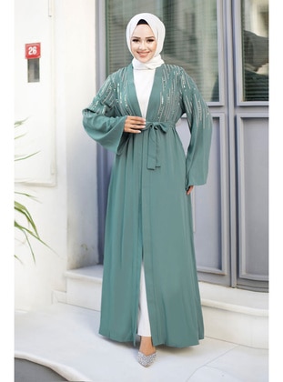 Mint Green - Abaya - Tesettür Dünyası