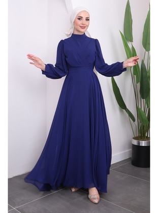 Black - Fully Lined - Modest Evening Dress - İmaj Butik