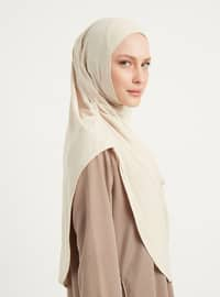 Beige - Simple - Instant Scarf