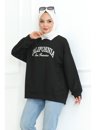 Black - Sweat-shirt - Bestenur