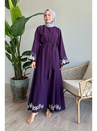 Maroon - Abaya - InStyle