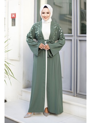 Green - Abaya - Tesettür Dünyası