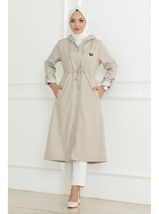 Beige - Trench Coat - MISSVALLE