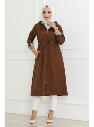 Tan - Trench Coat - MISSVALLE