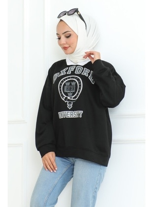 Black - Sweat-shirt - Bestenur