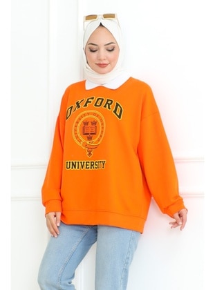 Orange - Sweat-shirt - Bestenur