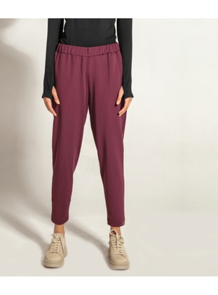 Burgundy - Tracksuit Bottom - FD SPORTS