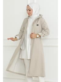 Beige - Trench-coat