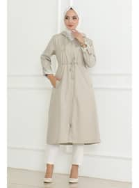 Beige - Trench-coat