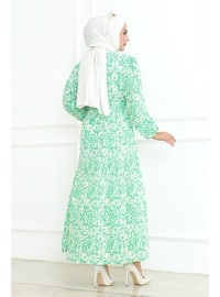 Green - Modest Dress