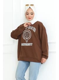 Brown - Sweat-shirt