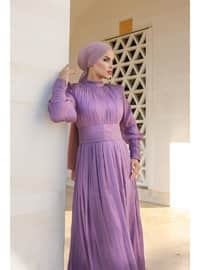 Lilac - Modest Evening Dress