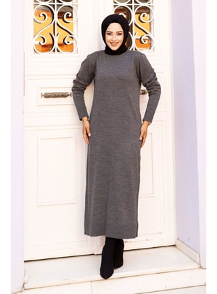 Smoke Color - 600gr - Modest Dress - Tesettür Dünyası