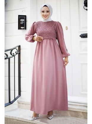 Dusty Rose - 300gr - Modest Dress - Tesettür Dünyası