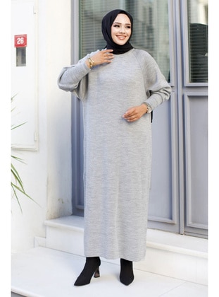 Grey - 500gr - Modest Dress - Tesettür Dünyası