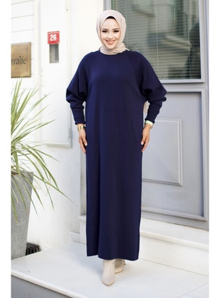 Navy Blue - 500gr - Modest Dress - Tesettür Dünyası