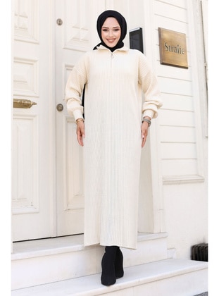 Beige - 600gr - Modest Dress - Tesettür Dünyası